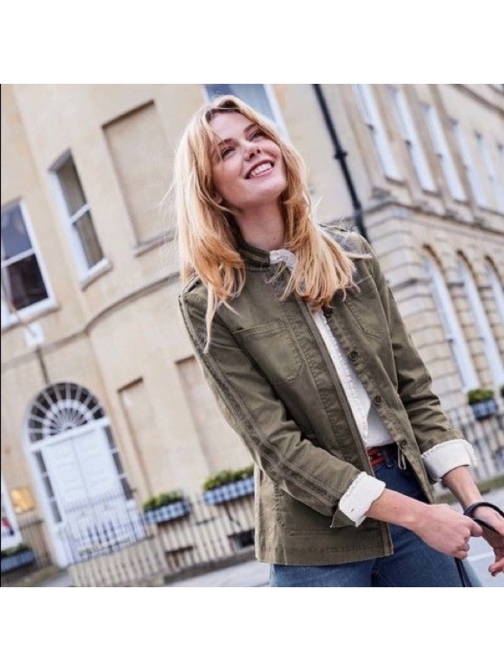 Boden Olive Green Utility Jacket